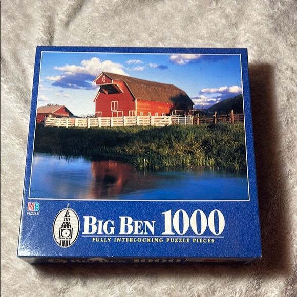 NEW vintage big ben  1000 country farm wallowa mountains, Oregon puzzle - Picture 1 of 6